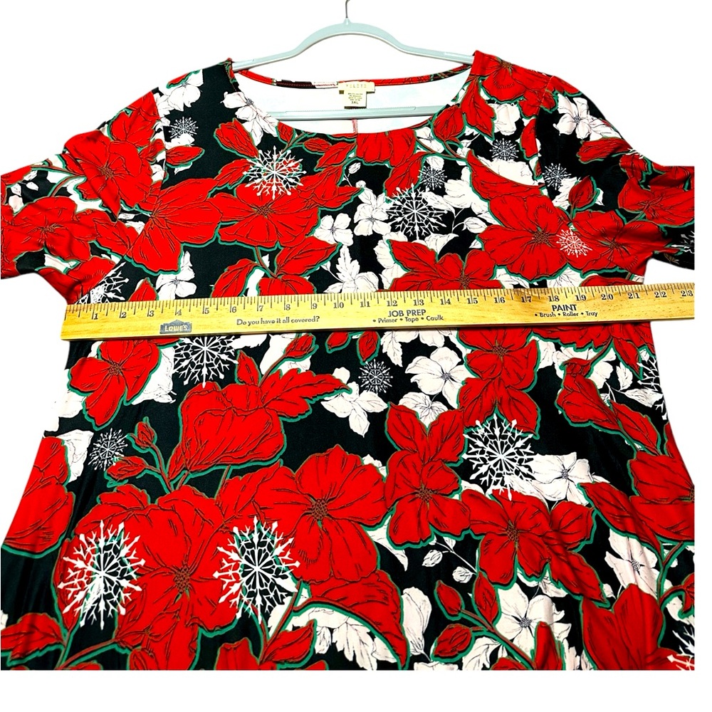 Beautiful NWOT Floral Dress size‎ 3X - Picture 6 of 7